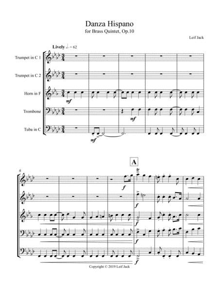 Danza Hispano Sheet Music