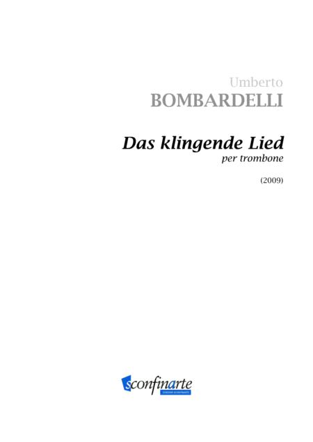 Das Klingende Lied Per Trombone Sheet Music