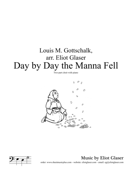 Free Sheet Music Day By Day The Manna Fell