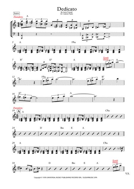 Dedicato Sheet Music