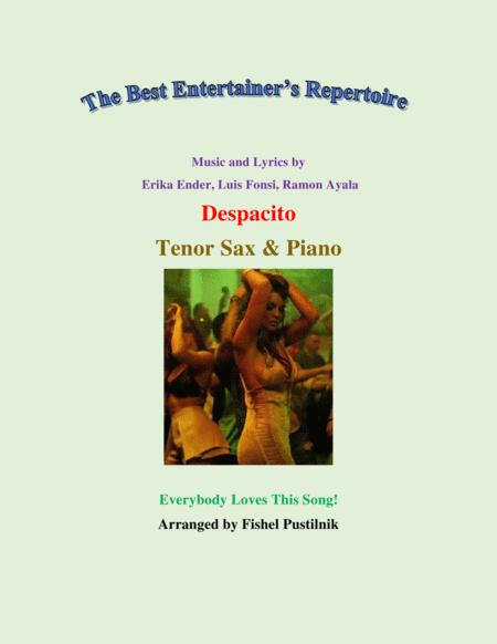 Despacito For Tenor Sax Piano Jazz Pop Version Video Sheet Music