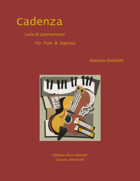 Free Sheet Music Donizetti Lucias Cadenza For Flute Soprano