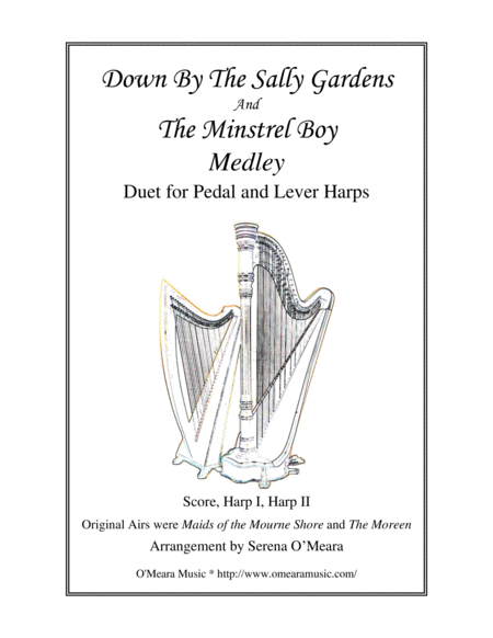Free Sheet Music Down By The Sally Gardens The Minstrel Boy Medley Score Parts