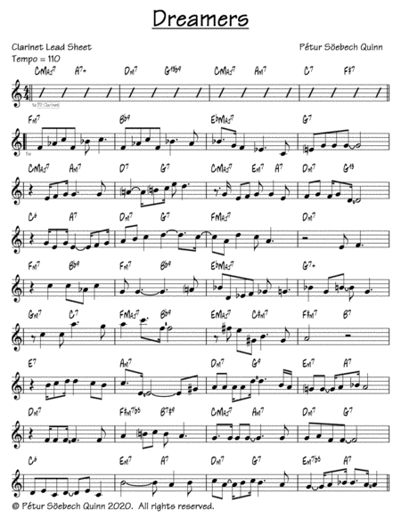 Dreamers Sheet Music