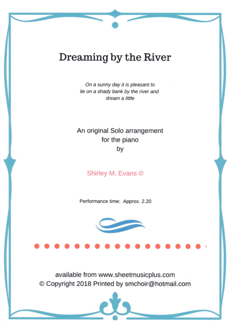 Dreaming By The River Sheet Music