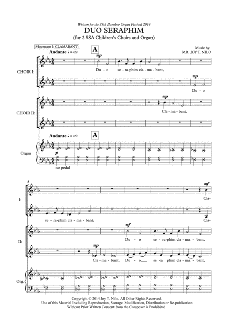 Duo Seraphim Sheet Music