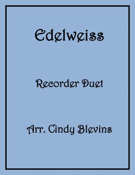 Edelweiss Recorder Duet Sheet Music