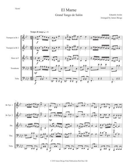 El Marne Sheet Music