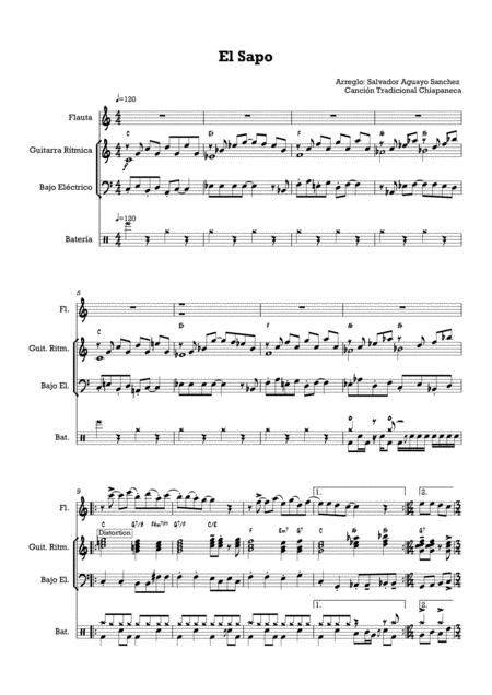 El Sapo Son Sheet Music