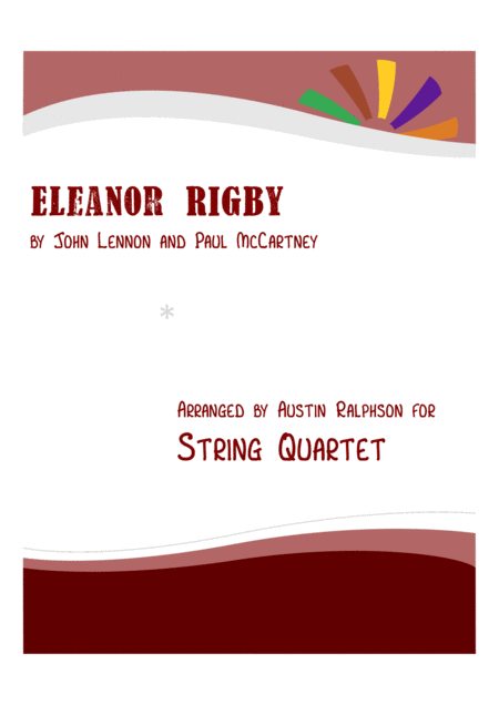 Free Sheet Music Eleanor Rigby String Quartet String Ensemble String Orchestra