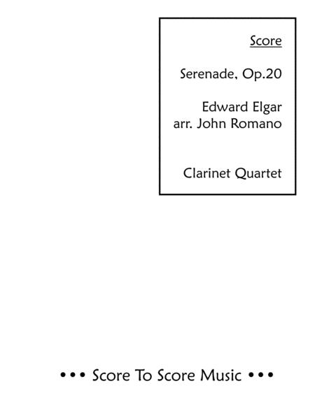 Free Sheet Music Elgar Serenade Clarinet Quartet