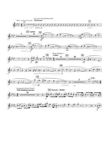 Epic Gaming Themes Oboe Sheet Music