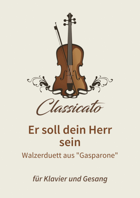 Er Soll Dein Herr Sein Sheet Music