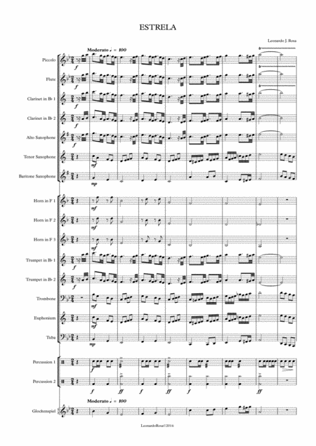 Estrela Marching Band Sheet Music