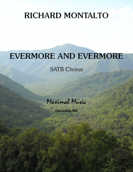 Evermore And Evermore Sheet Music