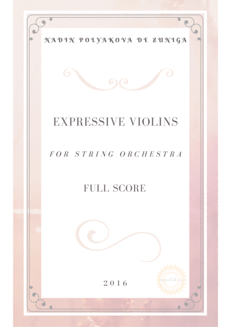 Free Sheet Music Expressive Violins Full Score