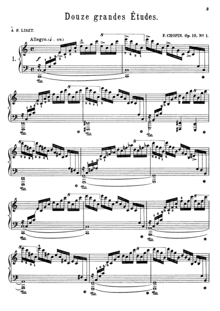 F Chopin Complete Etudes Op 10 Op 25 B 130 Sheet Music