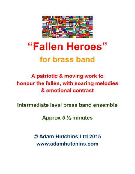 Free Sheet Music Fallen Heroes