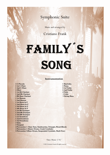 Familys Song Sheet Music