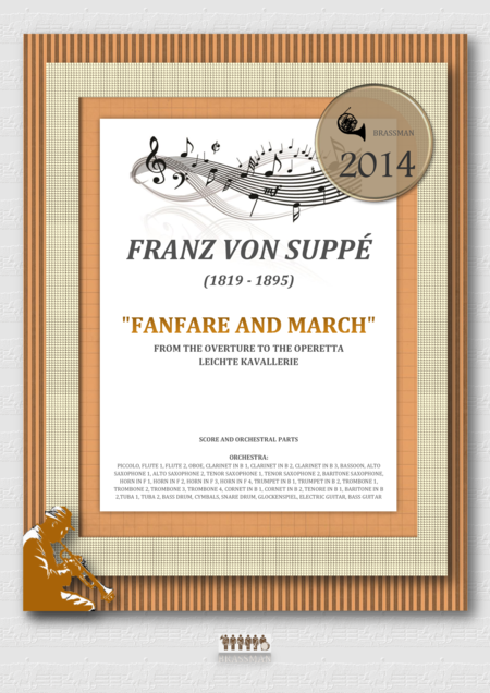 Fanfare And March From The Overture To The Operetta Leichte Kavallerie Sheet Music