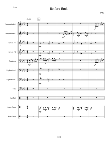 Fanfare Funk Sheet Music