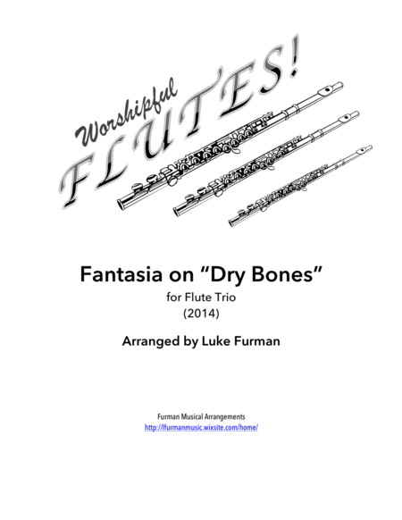 Free Sheet Music Fantasia On Dry Bones