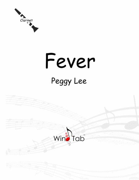 Free Sheet Music Fever Clarinet Sheet Music Tab