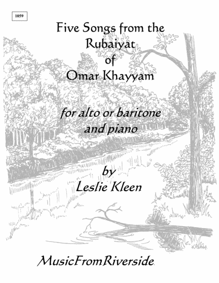 Five Songs From The Rubaiyat Of Omar Khayyam For Alto Or Baritone Sheet Music