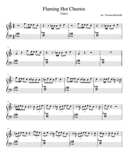 Flaming Hot Cheetos Sheet Music