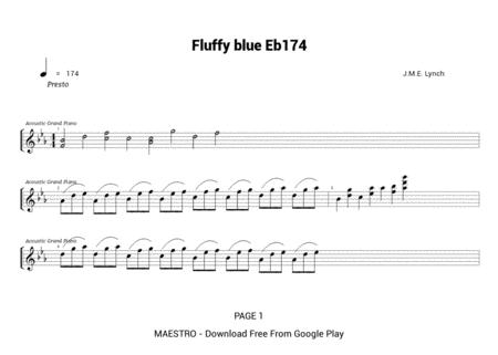 Fluffy Blue Eb174 Sheet Music