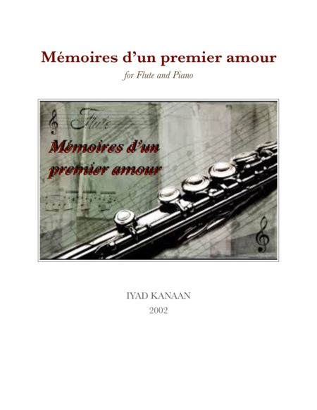 Free Sheet Music Flute No 1 Mmoires D Un Premier Amour
