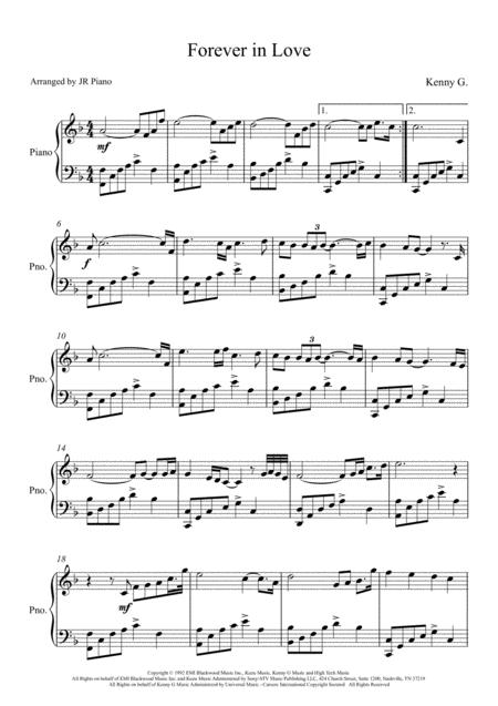 Forever In Love Sheet Music