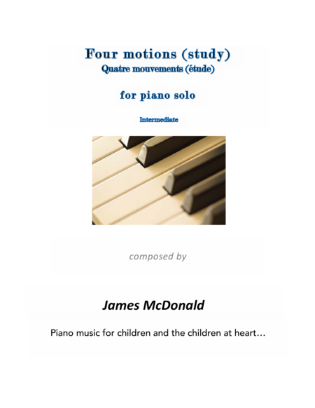 Free Sheet Music Four Motions