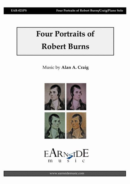 Free Sheet Music Four Portraits Of Robert Burns