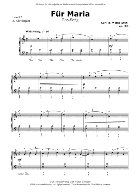 Fr Maria Sheet Music