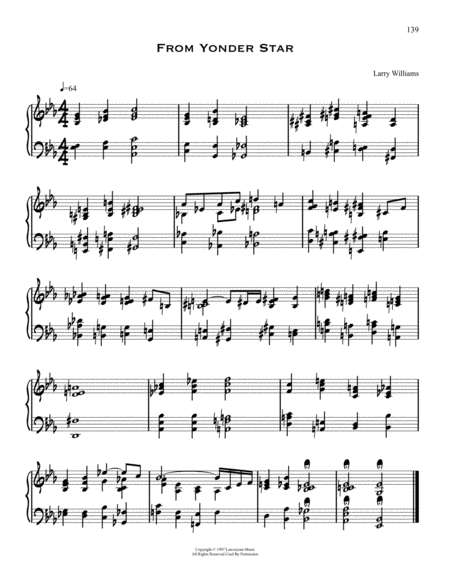 From Yonder Star Sheet Music