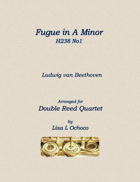 Free Sheet Music Fugue H238 No1 For Double Reed Quartet 2o 2b