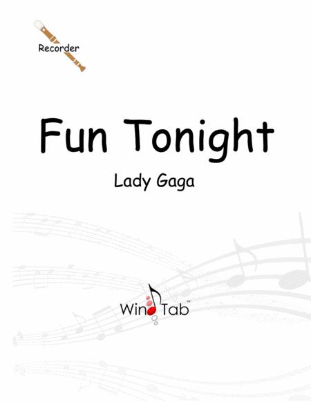 Fun Tonight Recorder Sheet Music Tab Sheet Music