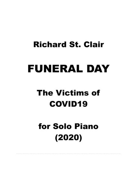 Funeral Day The Victims Of Covid19 For Solo Piano Sheet Music