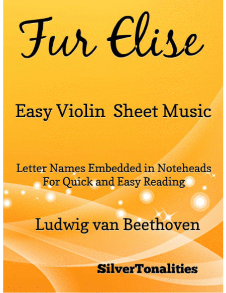 Fur Elise Easy Violin Sheet Music Sheet Music