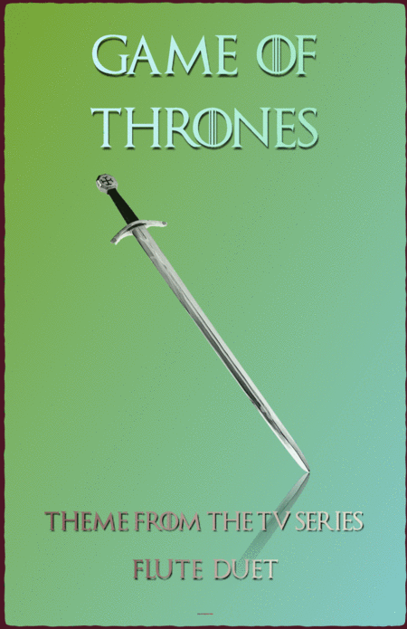 Free Sheet Music Game Of Thrones Theme Duet For Flute