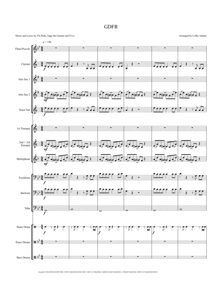 Gdfr Sheet Music