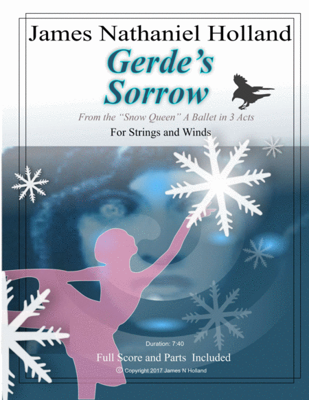 Gerdes Sorrow From The The Snow Queen Ballet For Strings Solo Violin And Winds Sheet Music