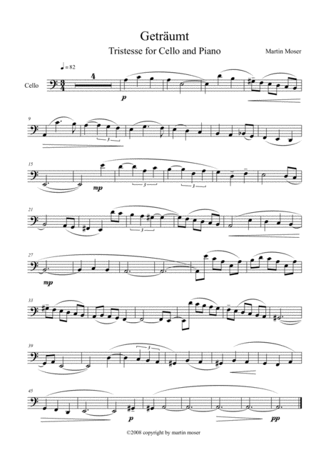 Free Sheet Music Getrumt