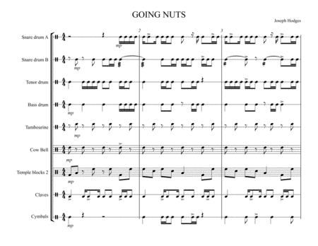 Free Sheet Music Going Nuts