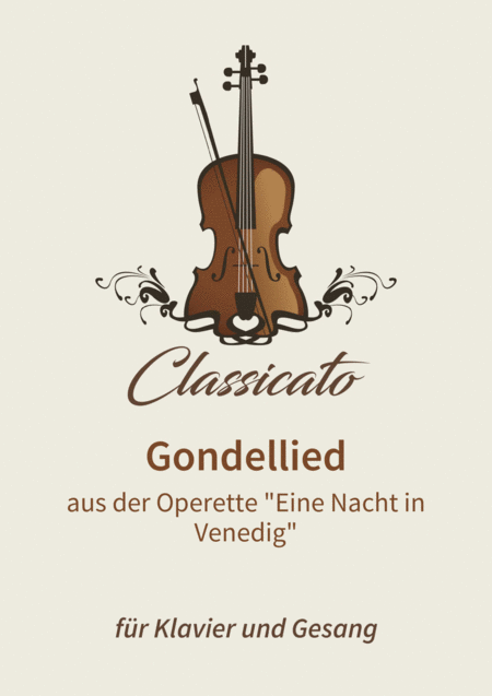 Gondellied Sheet Music