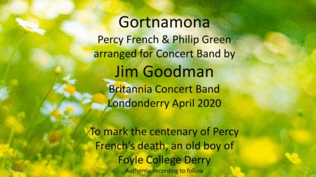 Gortnamona Is An Irish Song Arranged For Concert Band By Jim Goodman Sheet Music