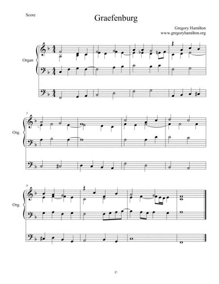 Free Sheet Music Graefenburg Lord Jesus As We Turn From Sin Alternate Harmonization