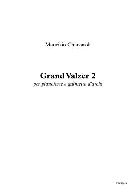 Grand Valzer 2 Sheet Music