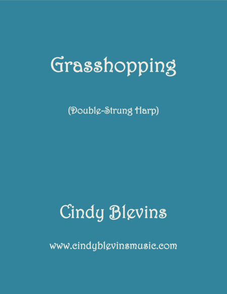 Grasshopping An Original Solo For Double Strung Harp Sheet Music